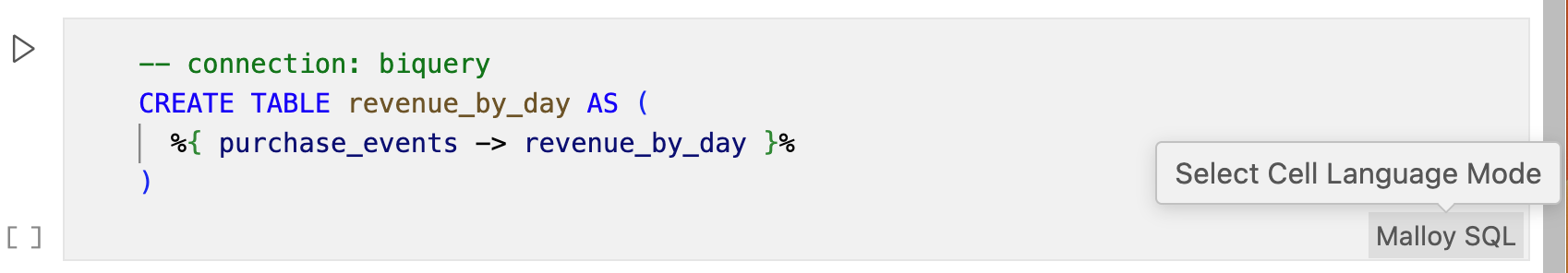 Change cell language in VS Code